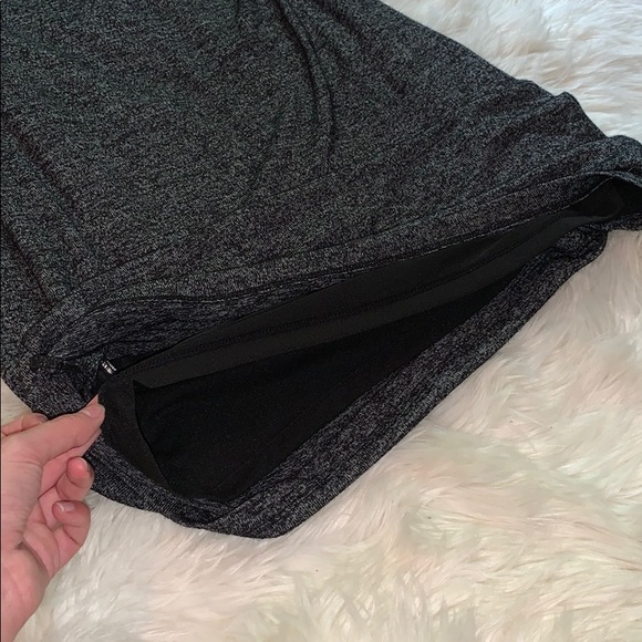 Loft Medium Petite Gray Fitted Dress - Picture 6 of 7